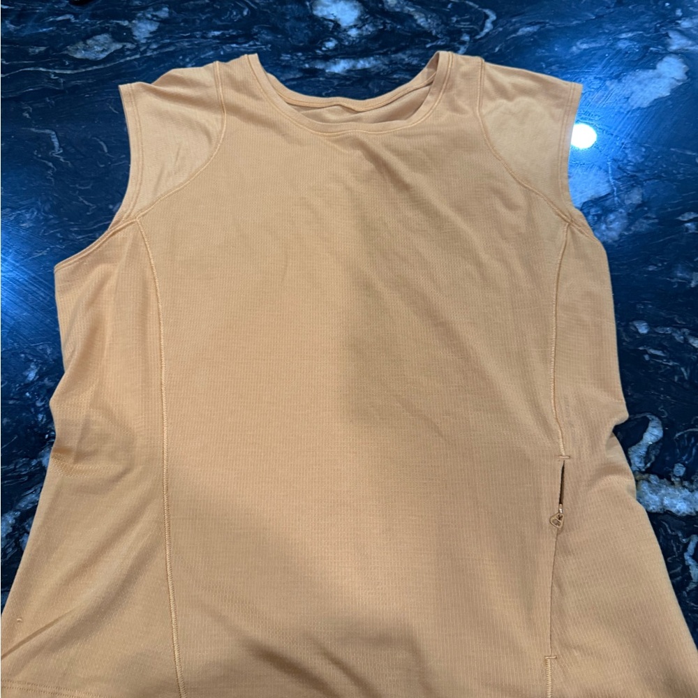 Lululemon Athletica Tan Muscle Tee